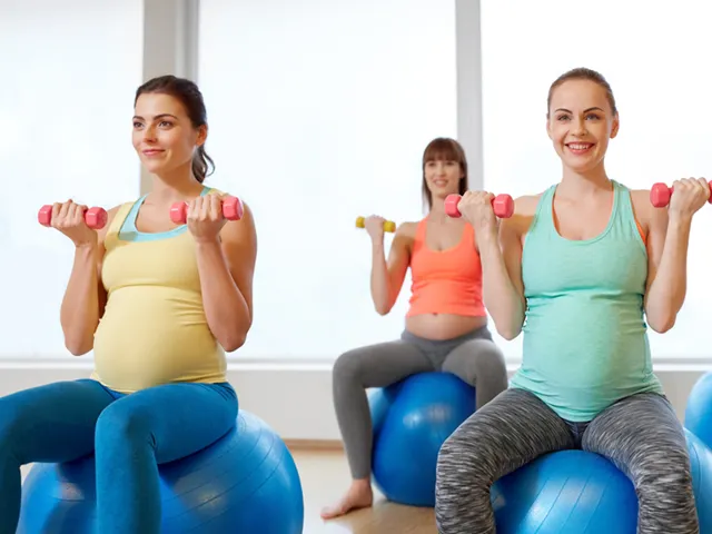 التمارين الآمنة أثناء الحمل