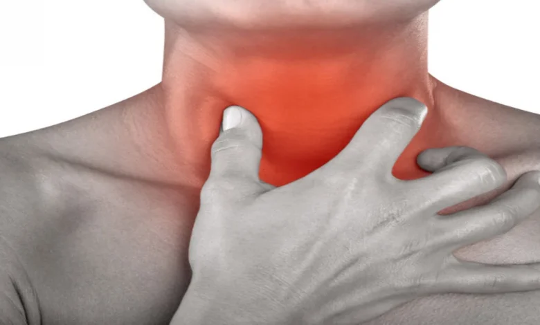 علاج ألم الحلق عند البلع