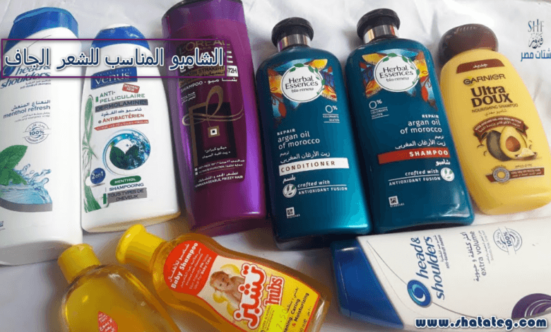 الشامبو المناسب للشعر الجاف