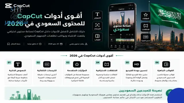 شرح CapCut لتعديل الفيديو للمبتدئين