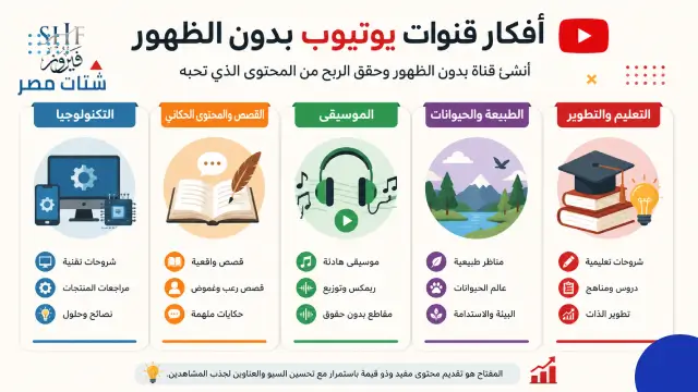الربح من يوتيوب بدون تصوير